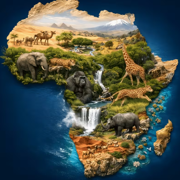 Diamond Painting Afrika Wildtiere